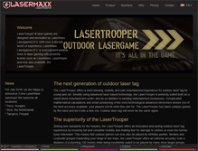 Tablet Screenshot of lasertrooper.com